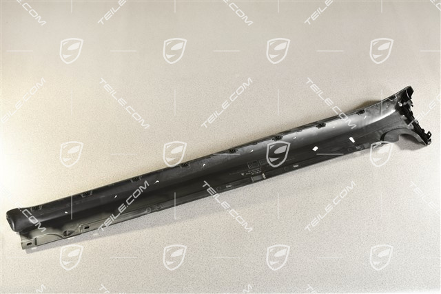 Sill cover, satin black, GTS / GT2 / GT2 RS / GT3 RS, R
