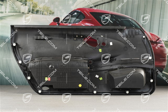 Türverkleidung ohne Airbagblende, ohne Sound, Kunstleder, Schwarz, R