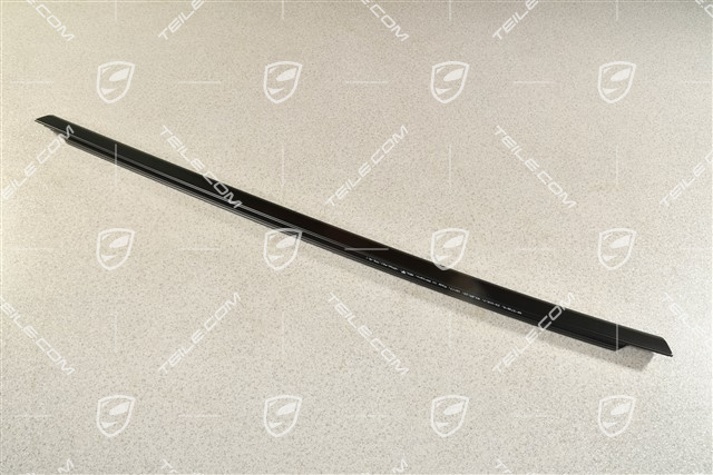 Rear door moulding, Rallye Black, L