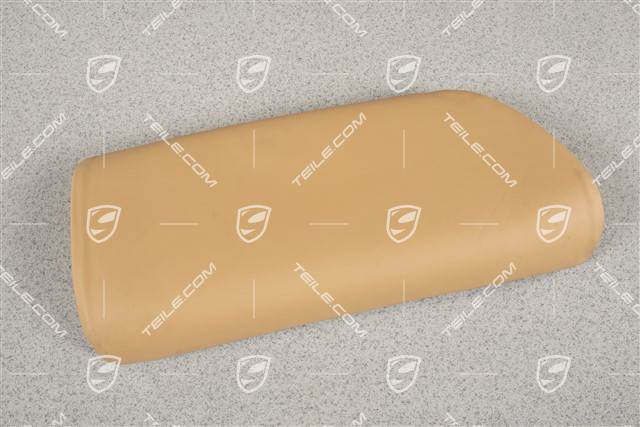 Tylne oparcie odcinka lędźwiowego, Skóra, Sand beige, Cabrio, L