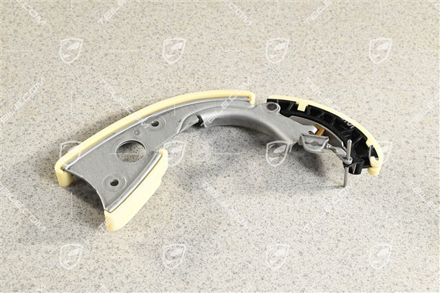 Timing chain tensioner with guide / slide, 3,0L V6 Hybrid