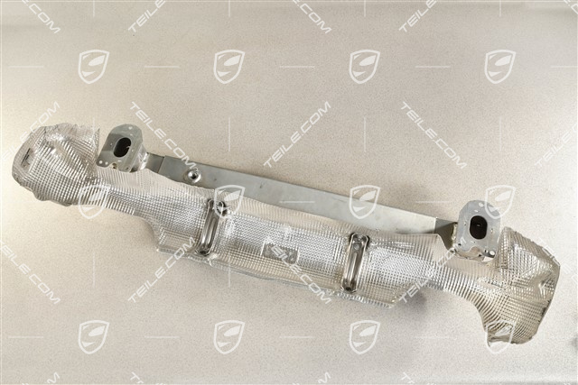 Stoßsfängerträger hinten mit Hitzeschutz