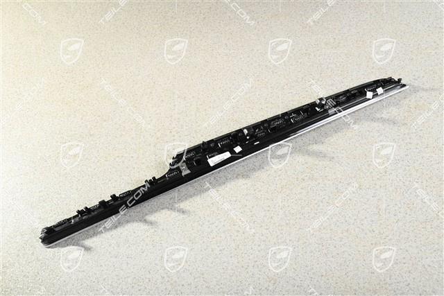 Dekor / Listwa ozdobna tapicerki drzwi przednich, czarna, R