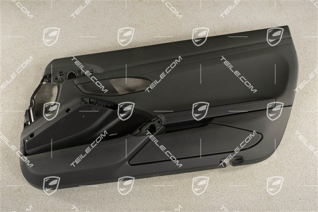Türverkleidung ohne Zierleiste, Kunstleder, Schwarz, Klangpaket Bose, R