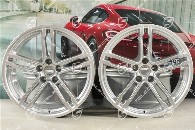 19" Komplet felg Macan Turbo/Sport Design, 8,5J x 19 ET21 + 9J x 19 ET21