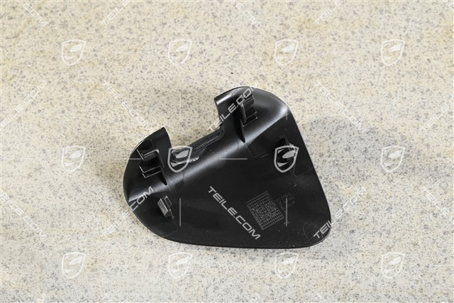 Cover trim  / guide for seat belt buckle, rear, R