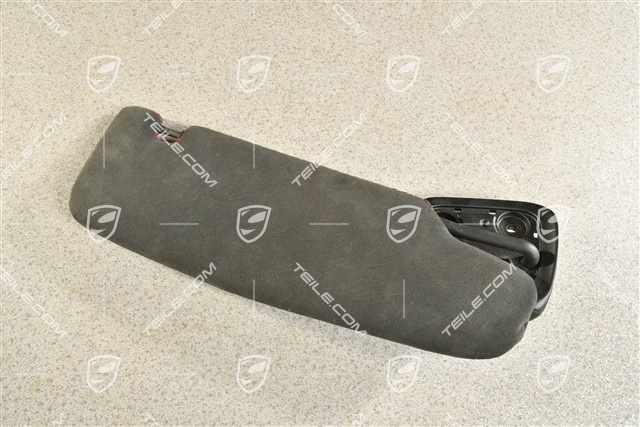 Sonnenblende, Spiegel beleuchtet, Alcantara Schwarz, L