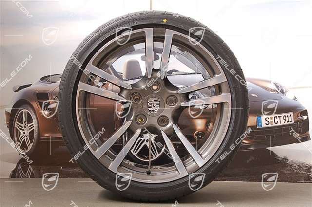 19" Sommerräder Satz Turbo II, Felgen 8J  x 19 ET57 + 11J x 19 ET 51 + Sommerreifen 235/35 ZR 19 + 305/30 ZR 19, ohne RDK