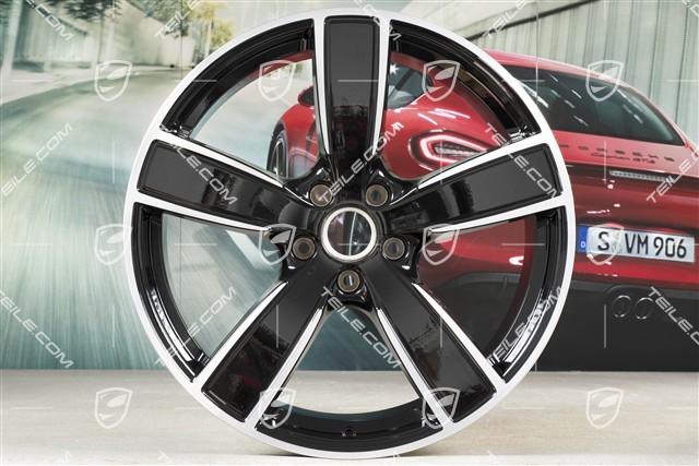 22" Felga Sport Classic, 10J x 22 ET48, czarny perłowy metalik / Jet Black Metallic