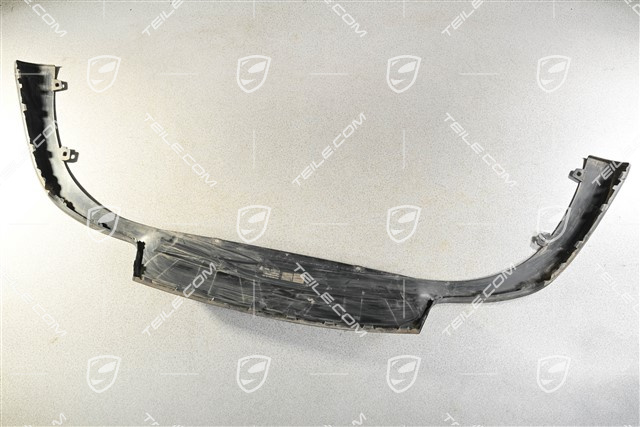 Cover rear lower, black, bad visual condition