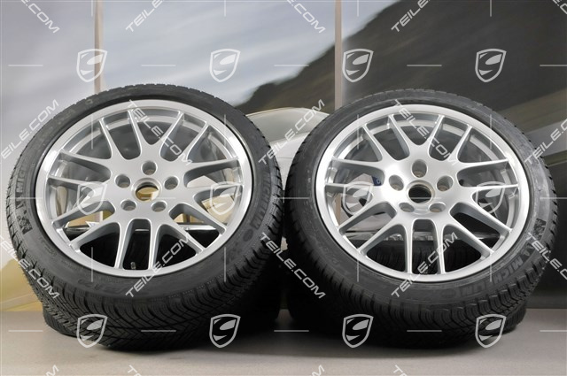 20" RS Spyder Winterräder Satz, Felgen 9,5J x 20 ET65 + 10,5J x 20 ET65 + Winterreifen Michelin Pilot Alpin 4, 255/40 R20 + 285/35 R20, ohne RDK