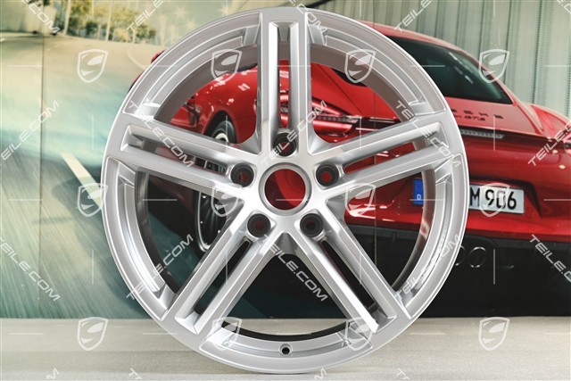 19" Felge Panamera, 10,5J x 19 ET62, in Brilliantsilber