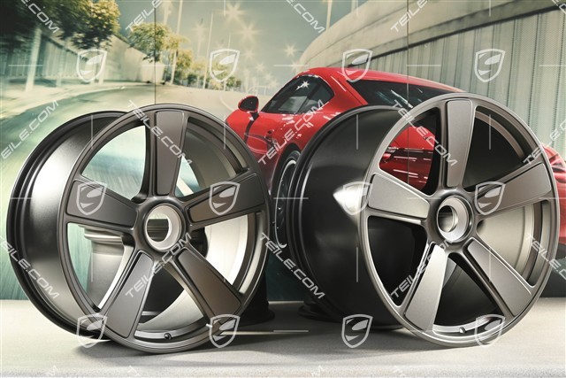 20+21" Sport Classic Felgensatz, 9,5J x 20 ET44 + 12J x 21 ET63, in Turbonit