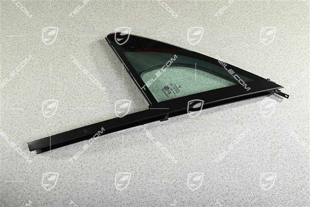 Quarter window, front door, front, Privacy heat insulating glass, Clear, L