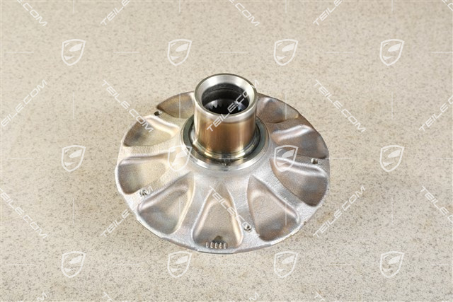 Turbo / Turbo S, Front axle Wheel hub for central wheel lock, L=R