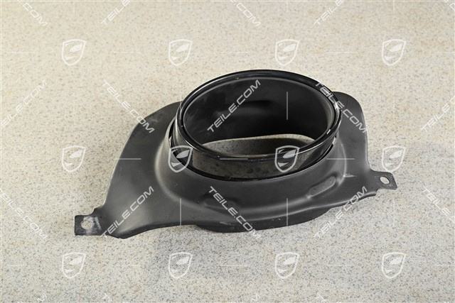 Końcówka tłumika, sportowy układ wydechowy, czarny chrom, L