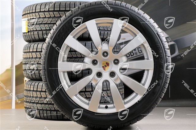 20" Koła zimowe SportDesign II, felgi 9J x 20 ET 57 + NOWE opony Pirelli Ice & Snow, 275/45 R20, z czujnikami ciśnienia