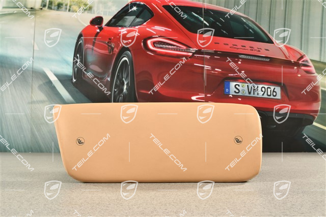 Cabrio / Coupe / Targa, Tylne siedzenia, oparcie odcinka lędźwiowego, skóra, beżowe, L