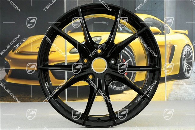 20-inch wheel Carrera S (IV), 8,5J x 20 ET49, Jet Black Metallic
