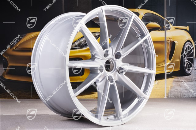 21-inch wheel rim Carrera S, 11J x 21 ET66, Brilliant Chrome finish