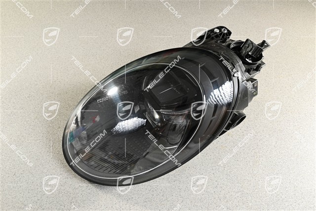 Headlight / headlamp LED Matrix-Beam, Black, Turbo / GT3, L