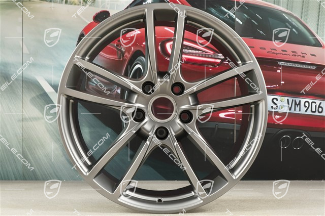 20" Felge Cayenne Sport, 10,5J x 20 ET55, Platinum-Seidenmatt