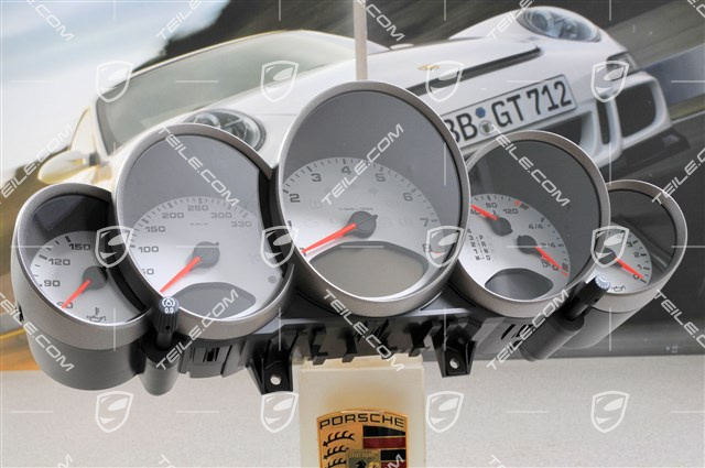 Kombiinstrument, Tiptronic, Zifferblätter in Silber