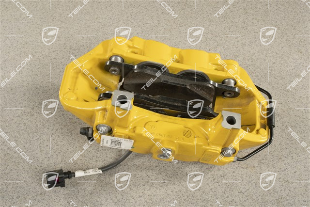 PCCB fixed calliper, Yellow, Rear axle, R