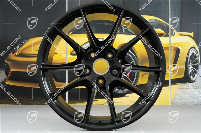 20" Felga Carrera S III, 11J x 20 ET52, kolor: czarny satynowy mat