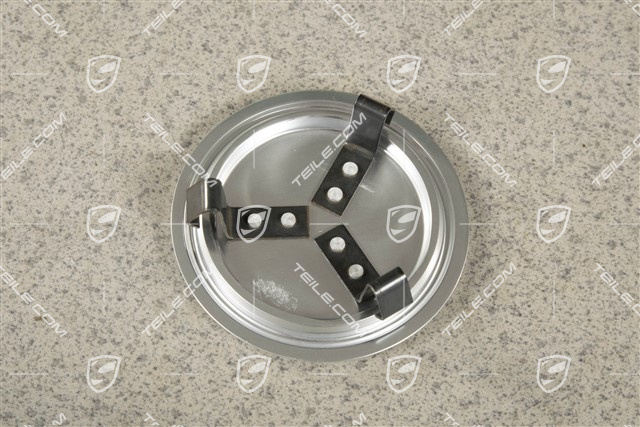 Radzierdeckel, für Innendurchmesser 66mm, eloxiert, silber