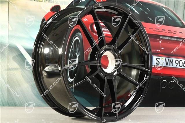 20" Turbo S Felge, 8,5J x 20 ET50, in Schwarz Hochglanz