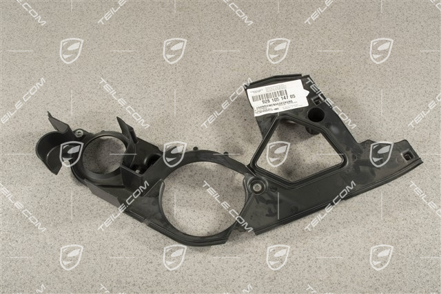 Toothed belt cover, Rear