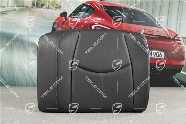 Notsitzrueckenlehne, Cabrio, Kunstleder, Schwarz, L