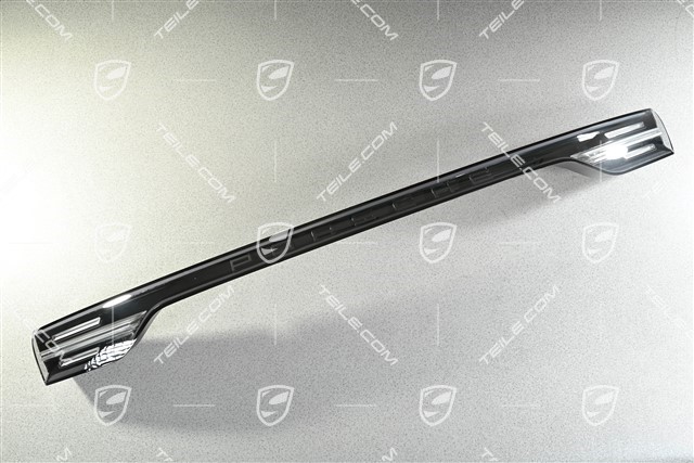 Heckleuchte Abschlussblende / Heckblende mitte, Schriftzug in Schwarz