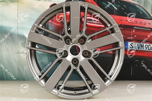 20" Felge Panamera Design 2, 11,5J x 20 ET68, in Platinum Seidenmatt