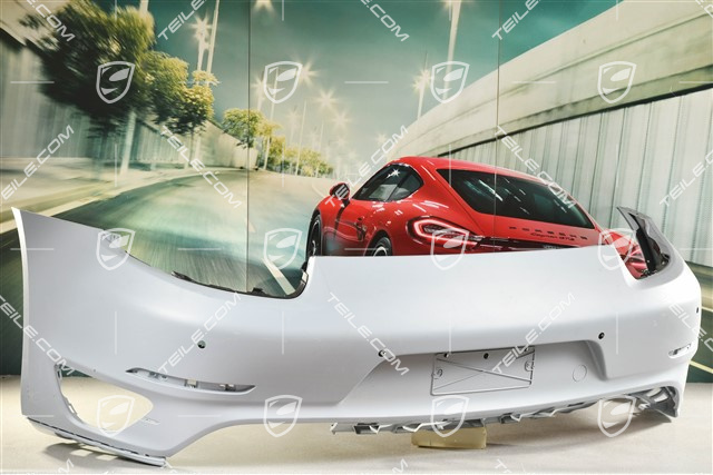 Stoßstange hinten, Turbo, mit Löchern für Einparkhilfe und Rückfahrtkamera