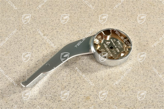 Actuating lever for height adjustment, Galvano silver, R