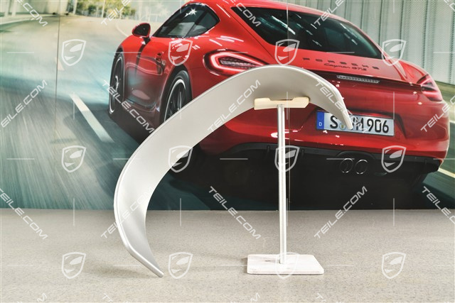 Cover trim plate (above tailpipe), Aerokit rear bumper titanium metallic