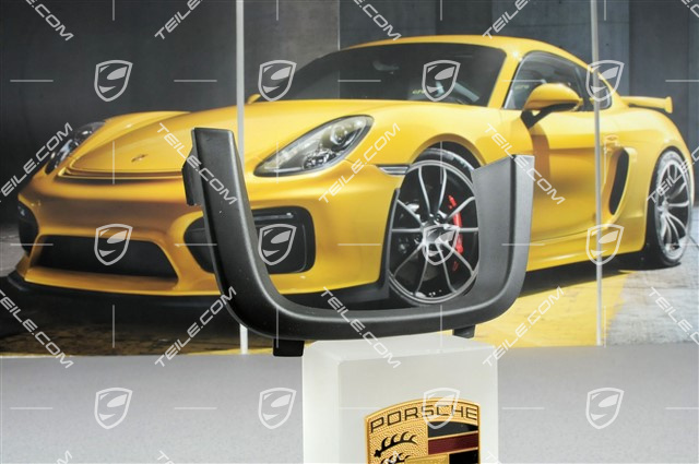 Cover trim ACC, center, Black matte