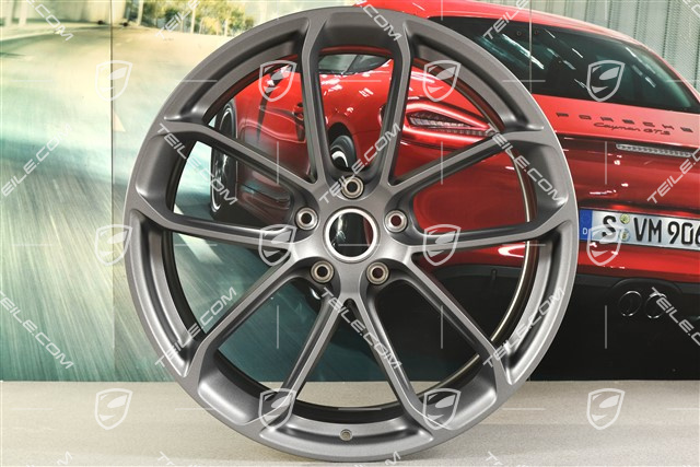22" Felgensatz GT, 10J x 22 ET48 + 11,5J x 22 ET52, Vesuvgrau