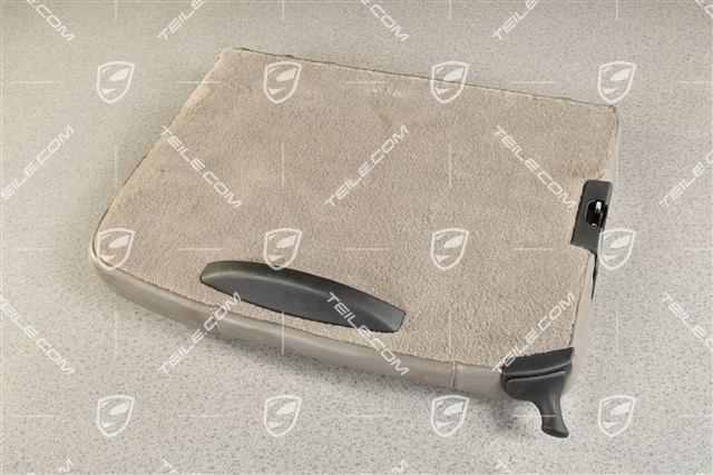 Notsitzrückenlehne, Leder, graffitigrau, Coupe, L