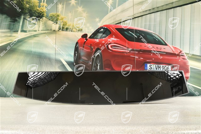Front glass of Porsche large roof system