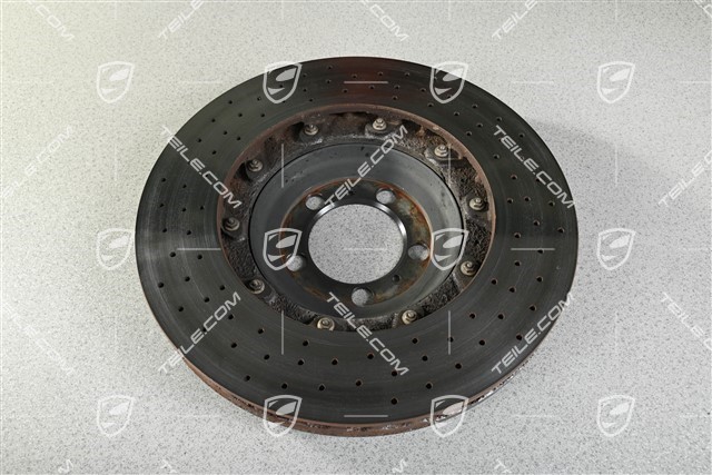 PCCB Ceramiczna tarcza hamulcowa, GT3/GT3RS/GT2RS, uszkodzona/bez gwarancji, R