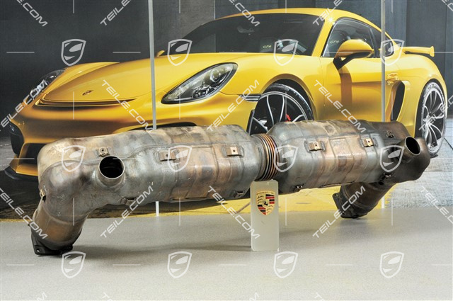 Turbo Hauptschalldämpfer, Auspuff