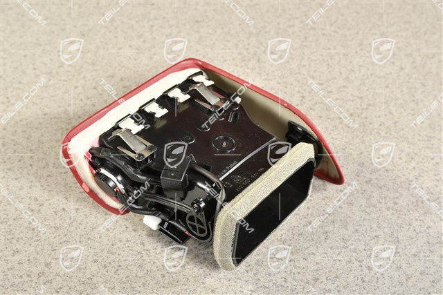 Seitendüse, Bordeauxrot, leder, L