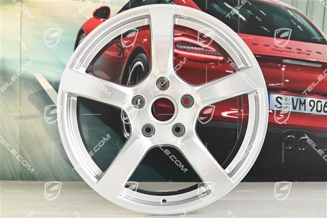 19-inch Cayman S wheel rim set, 8J x 19 ET57 + 10J x 19 ET45