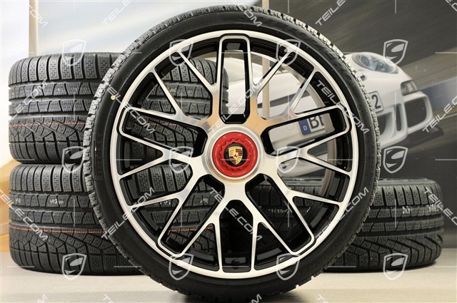 GT3 20" winter wheels  "Turbo S" central locking, 9J x 20 ET51 + 11J x 20 ET59 + NEW Michelin winter tyres 245/35 R20+295/30 R20, TPMS