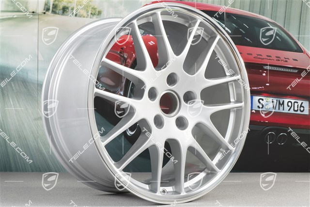 20" Felgensatz RS Spyder, 9,5J x 20 ET65 + 10,5J x 20 ET65, silber, für Winterreifen geeignet