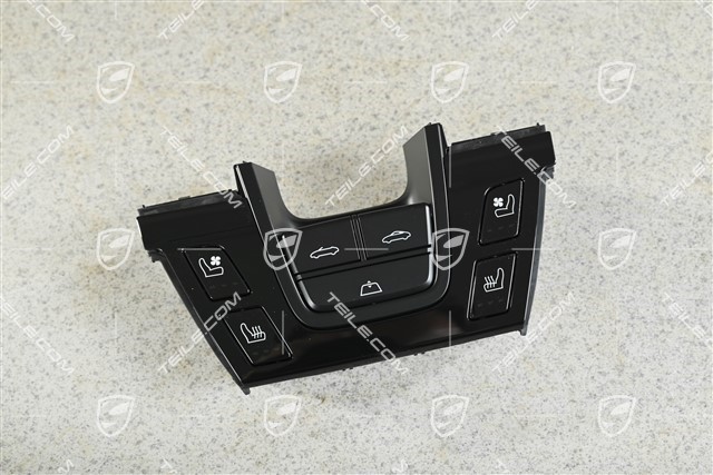 Cabrio, Tastenfeld / Tasten der Mittelkonsole, Sitzheizung / Sitzbelüftung und Verdeckbedienung