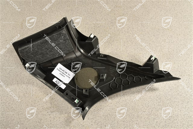 Tapicerka słupka D, czarna, R